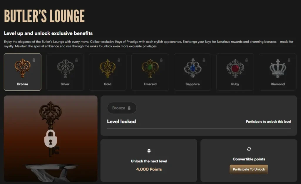 VIP members harry online casino